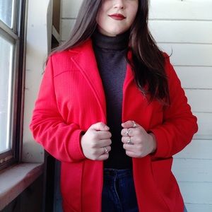 VINTAGE RED BLAZER